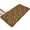Black and Brown Leopard Print, variant on Black and Brown Leopard Print Flannel Non Slip Washable Indoor Door Mat, Decorative Dirt-Resistant and Absorbent Rug for Entrance, Bedroom, Kitchen, Bathroom, 31.5“x17"