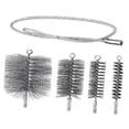 thumbnail image 2 of Kit de limpieza de chimenea con cepillo para calderas, incluye 4 cepillos de chimenea, varilla de extensión de 1 m y cepillo flexible para tubos de 20 mm 70 mm 90 mm 160 mm, 2 of 8