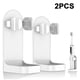 thumbnail image 2 of 2 soportes autoadhesivos para cepillos de dientes eléctricos, soportes para cepillos de dientes montados en la pared, estante de almacenamiento para baño ajustable y no poroso, 2 of 8