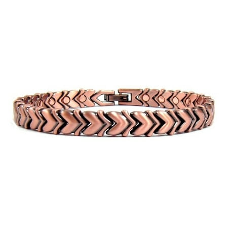 Happy Hearts Magnetic Copper Bracelet, Magnetic Therapy Bracelet For Arthritis And Carpal Tunnel Pain (Best Magnetic Therapy Bracelet)