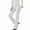 White(womens pants), variant on ZHYou No Boundaries Women Pull On Straight Leg Dress Pants,High Waisted Slacks with Pockets Belt Loops for Business Casual Wear ,Black,Size L