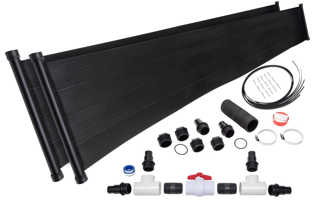 2-2'X12' Sungrabber Solar Pool Heater with Roof/Rack Mounting Kit-Add-on Panel 