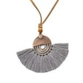 thumbnail image 1 of Minnieouse Collar de tela para mujer, colgante de moda, collares de decoración, adorno de joyería, regalos para fiesta de boda, trabajo diario Ropa, zapatos y accesorios Miscelánea Gris Minnieouse AP014599-08, 1 of 6