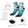 thumbnail image 5 of Naloa Turquoise Ocean Reflection Ankle Socks for Women Non Slip Socks No Show Socks Classic Low Cut Casual Socks Casual Socks, 5 of 7