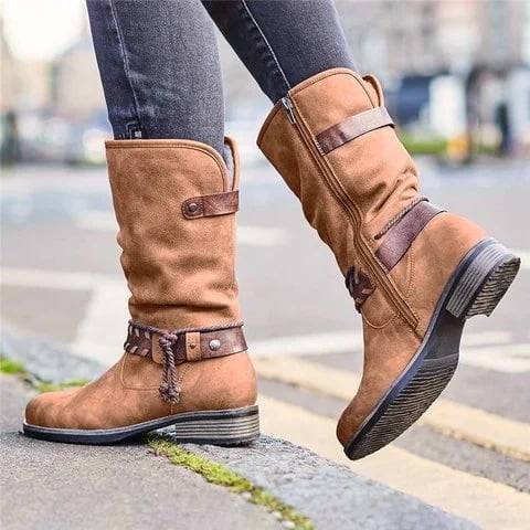 Low Heel Comfortable Casual Short Boots 