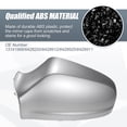 thumbnail image 4 of Unique Bargains Pair Car Rear View Mirror Cover Cap Replacement Silver Tone for Opel for Vauxhall for Astra H 2004-2009, 4 of 6