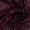 thumbnail image 2 of Zelouf Lenny Linear Sequin On Power Mesh  , Sewing, DIY, Crafts Fabric by the Yard, Sangria, 10 Yard, 2 of 3