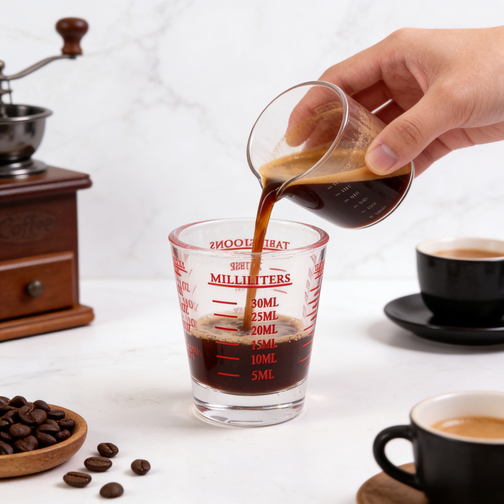 1oz Glass Measuring Shot Cup