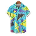 thumbnail image 4 of Rvwovn Men's Funny Graphic Shirts - Short Sleeve Button-Down Tee Tops for Summer, Beach and Holiday, 4 of 6