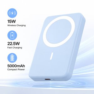 5000mAh Magnetic Wireless Fast-Charging Portable Power Bank