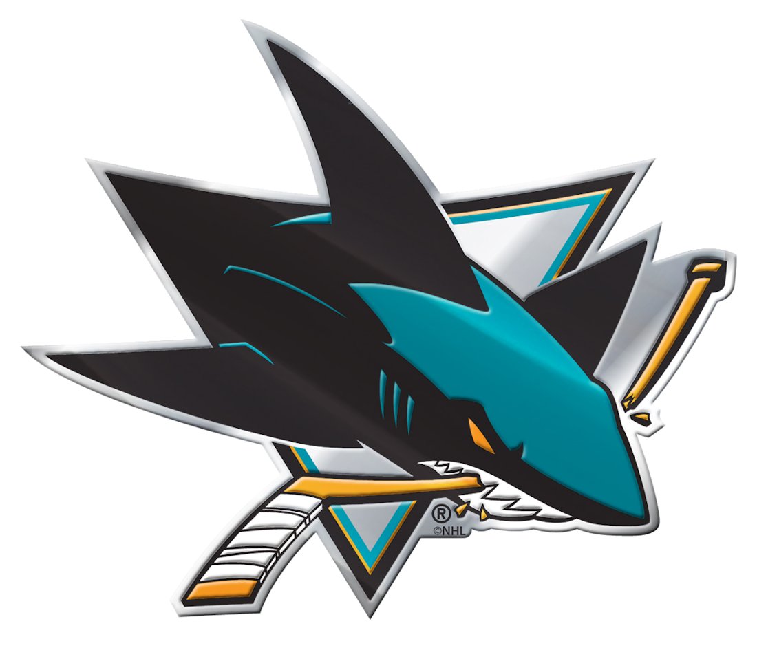 san jose sharks 3d sitckers