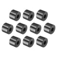 thumbnail image 1 of Uxcell 10 Pcs Espaciador de aluminio, 3/8" Bore x 1" OD x 3/4" Longitud Espaciador redondo negro sin rosca Bushing acabado plano Espaciadores de metal, 1 of 6