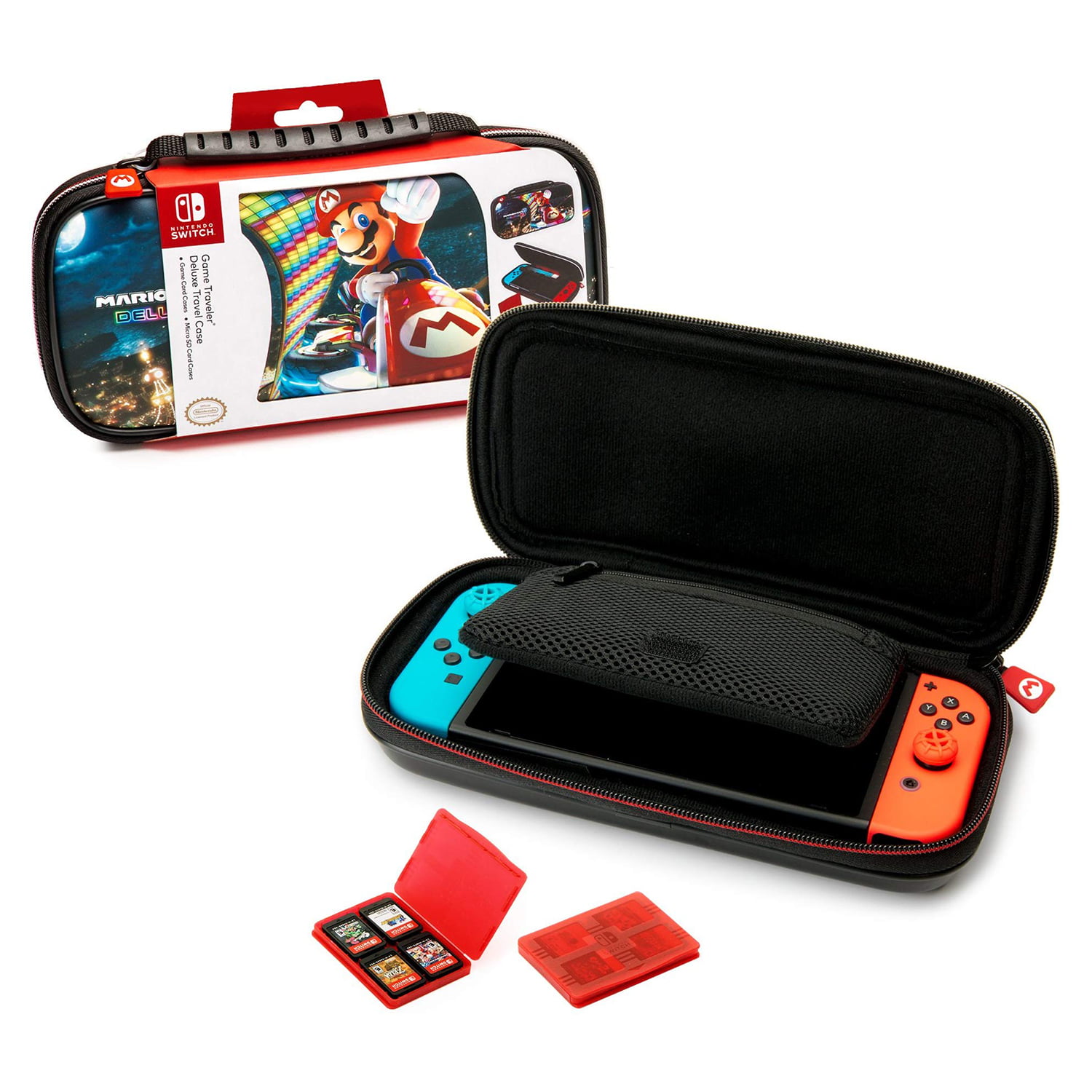 RDS, Mario Kart 8 Edition Nintendo Switch Video Game Traveler Deluxe Travel  Carrying Case 