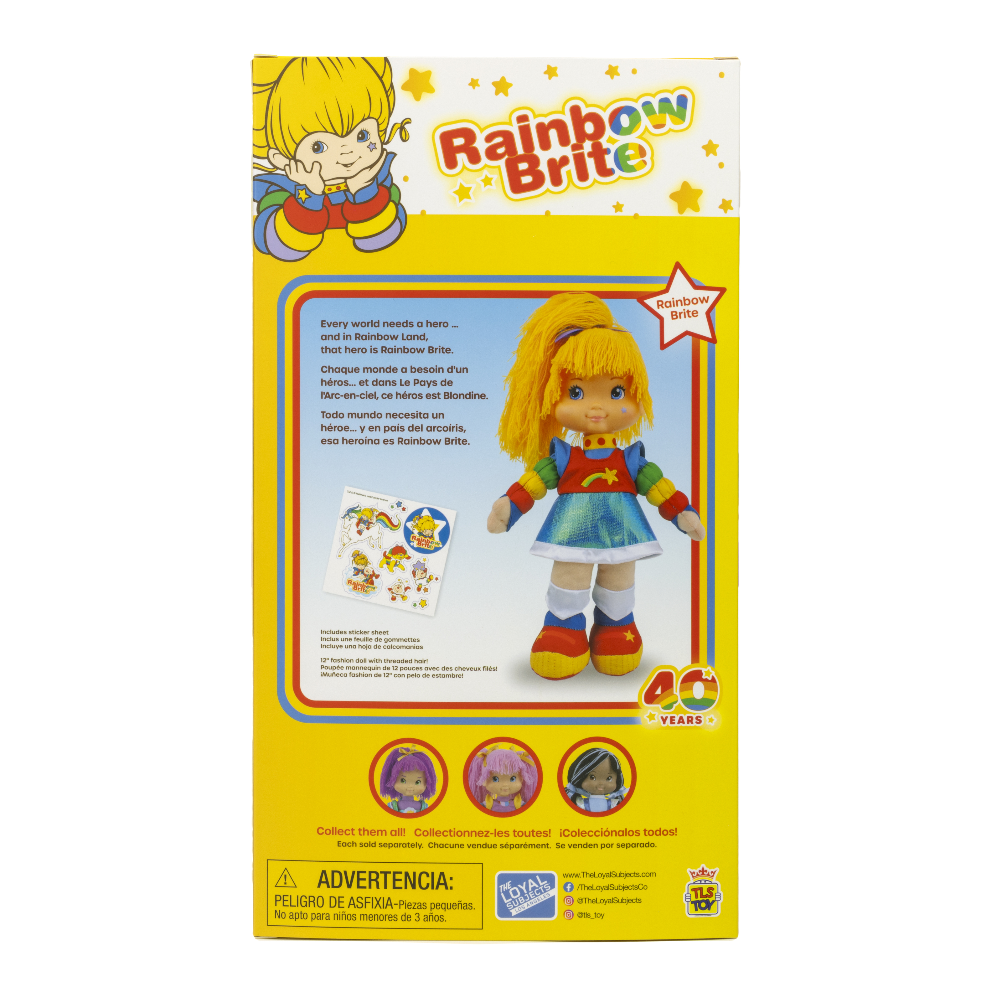Rainbow Brite 12-Inch Plush Doll with Yarn Hair photo 5