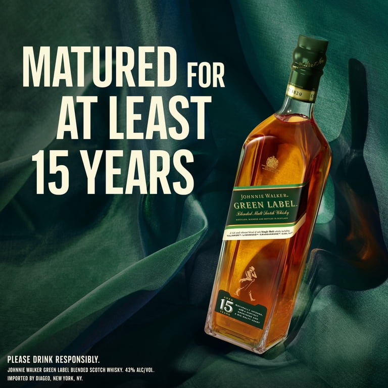 Johnnie Walker, Blended Malt Scotch Whisky, 750 mL, 43% ABV