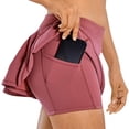 thumbnail image 3 of ITFABS Shorts pour Femmes, Robe Jupe Plissée Taille Mi-Haute Sport Vêtements pour Femme, 3 of 9