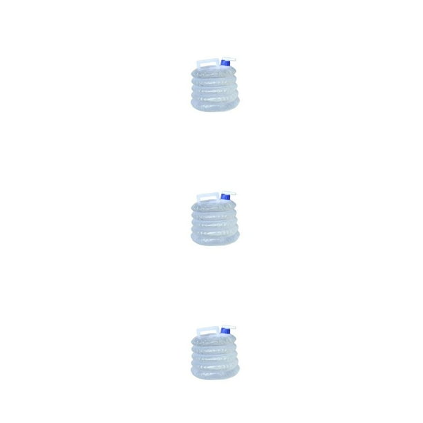 Greeniant Bolsa de agua para exteriores, contenedor plegable, portador telescópico de emergencia, 5L 5L 3piezas Greeniant CBP228848