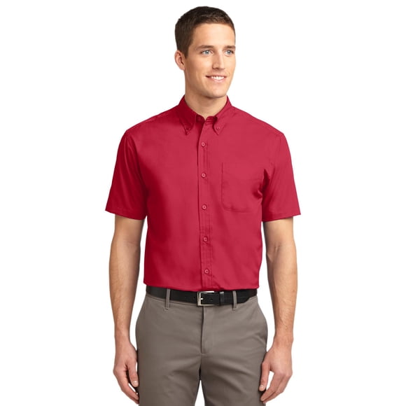 Camisa de fácil cuidado de manga corta Port Authority®. S508 Autoridad Portuaria S508