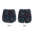 thumbnail image 3 of Gukieu Joystick Gamepad Print Women's Sports Shorts with Drawstring Elastic Waistband for Running, Yoga, Fitness-Small, 3 of 7