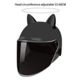thumbnail image 2 of Casco de moto Zulema con Visera circunferencia de la cabeza ajustable negro, 2 of 2