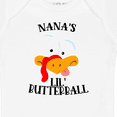thumbnail image 4 of Inktastic Thanksgiving Nana's Lil' Butterball Cute Turkey Face Boys or Girls Baby Bodysuit, 4 of 5