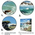 thumbnail image 3 of Designart "Beach Contrast Painting II" Nautical & Beach Floater Framed Canvas Art Print, 3 of 7