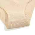 thumbnail image 5 of Sngxgn Women's Cotton Breathable Comfort High Waist with Lace(Beige,M), 5 of 8