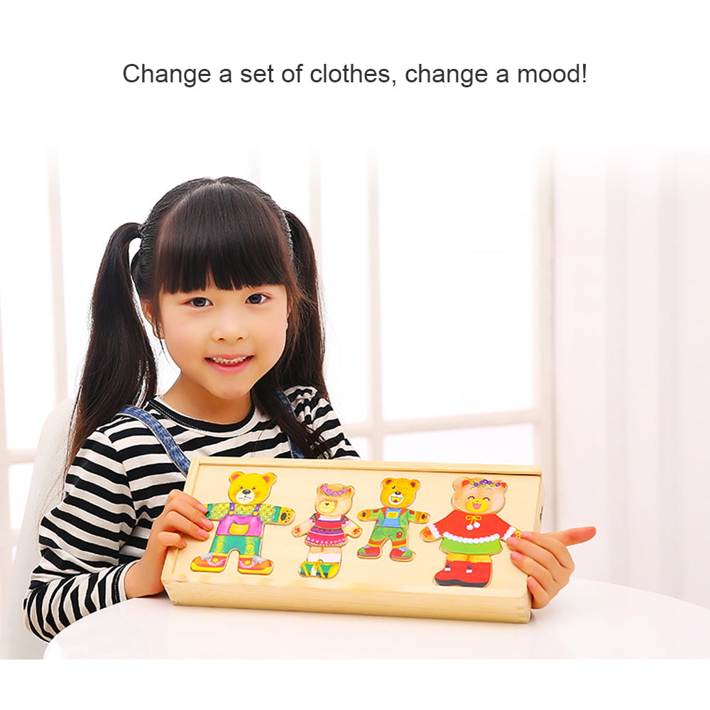 DIY Kid Changing Puzzle Toy Kids Toddlers Educational Toys for Boys Girls 