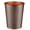 Antique Copper Finish, variant on Metal Bathroom Trash Can – Waste Basket for Bedroom, Office Desk, & Dorm, Handcrafted Ridge Embossed, Durable Decorative Black Small Trash Can Bathroom Garbage Bin Wastebasket