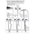 thumbnail image 4 of Kit de estacas para trampolín Eurmax de acero tipo sacacorchos, 4 piezas, 4 of 9