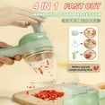 thumbnail image 2 of Dosaele 2025 New Rechargeable Food Processor/ Blender Easy to Clean  Stainless Steel Blades  Cordless Portable Meat Chopper and Vegetable Cutter 4-in-1 Multifunctional Electric Food Proce, 2 of 5
