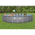 thumbnail image 5 of Coleman Power Steel 26' x 52" Deluxe Series Pool Set with Pump, Ladder and Cover, 5 of 11