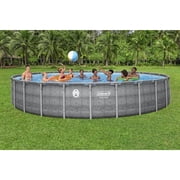 مجموعة كولمان باور ستيل 26 × 52 ديلوكس مع مضخة وسلم وغطاء