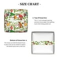 thumbnail image 5 of Tissue Mushrooms Gnomes Box Cover Holder, Square by Xecao - Leather Decorative Organizer for Tabletop, Bathroom, Car, Office, 5 of 8