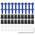 thumbnail image 1 of Unique Bargains 20pcs M5 5mm Motorcycle Windscreen Screws Fairing Windscreen Screws Bolt Windshield Mounting Nuts Red, 1 of 7