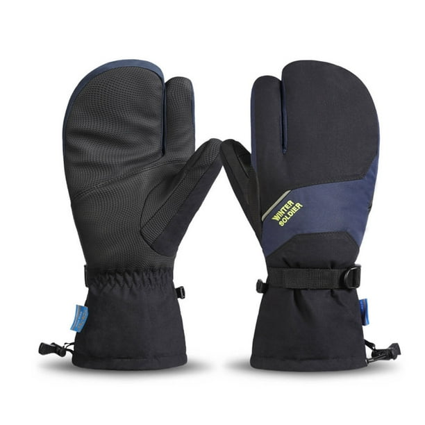 Eigraketly Guantes de invierno Dulce regalo Resiliencia Mitones para exteriores Suministros de ciclismo ajustables Equipo deportivo Ropa de ciclismo Ciclismo SK25/Negro/L Eigraketly OD025879-23