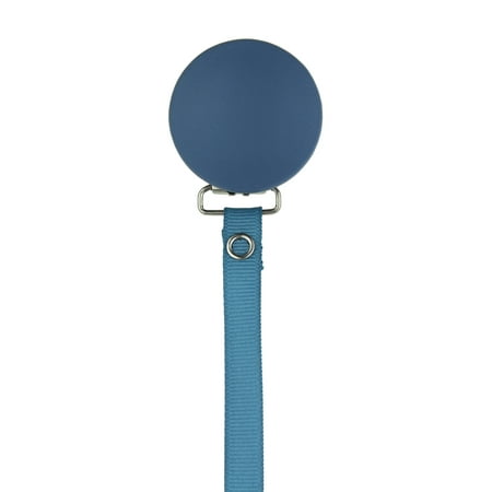 Faux Leather Pacifier Clip