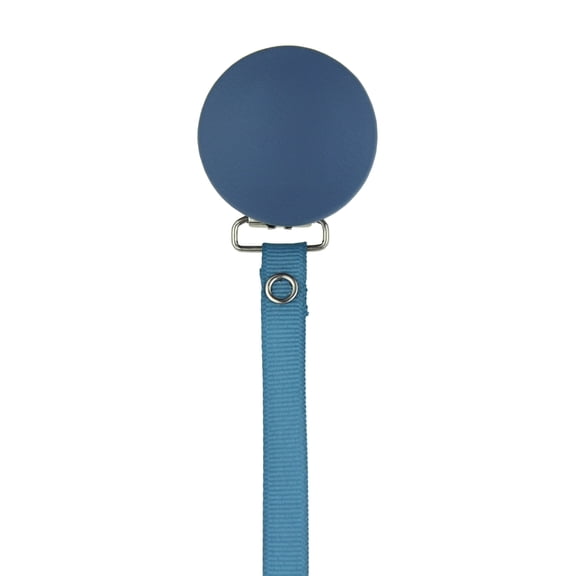 Faux Leather Pacifier Clip