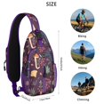 thumbnail image 5 of Sling Backpack Hiking Casual Sport Daypack Mushroom Gym Sports Travel Hiking Daypack Backpack Purse for Women Men, 5 of 6