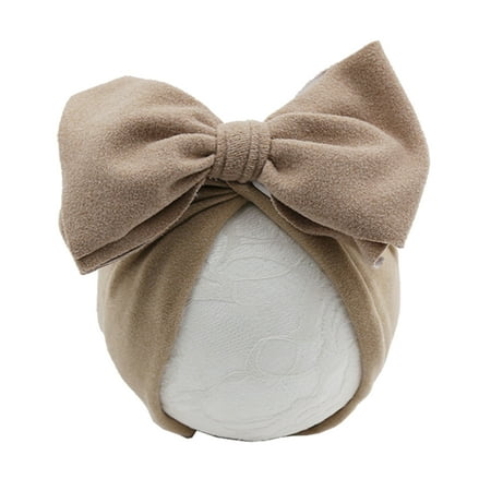 

Baby Hat Girls Bows Turban Hat Infant Photography Props Kids Beanie Children Cap