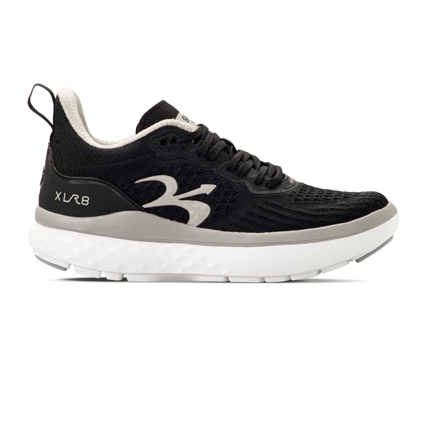 Gdefy XLR8 Run Black/Silver TB9034MLS Men display picture 1
