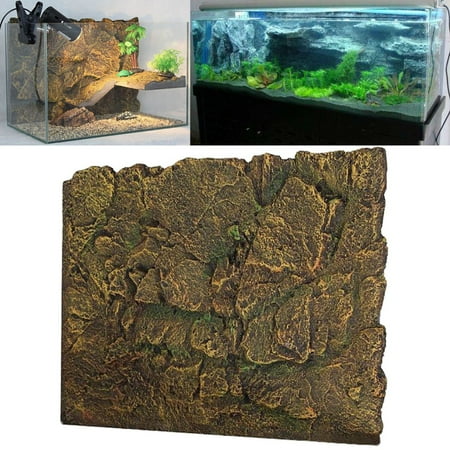 New 3d Foam Rock Reptile Aquarium Fish Tank Background Backdrop