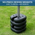 thumbnail image 4 of Elevon 4 Pack Canopy Weights to Secure Outdoor Tents, Canopies, Umbrellas, Black, 4 of 6