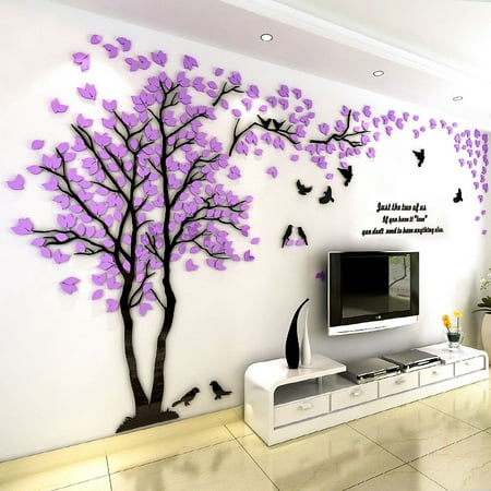 3D Tree Wall Art Wall Stickers Removable Vinyl Decal Mural TV Background  Home Decor New | Walmart Canada