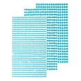 thumbnail image 1 of Pegatinas de strass Uxcell, gemas de strass autoadhesivas, pegatinas de brillo, azul agua, 1 of 6