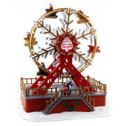 Christmas Ferris Wheel | Animated Pre-lit Musical Christmas Village | Perfect addition to your Carnival Christmas Decorations & Snow Village Displays 11 in