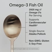 Sports Research® Omega-3 Fish Oil, Lemon - 4685 mg of Fish Oil - 48 servings