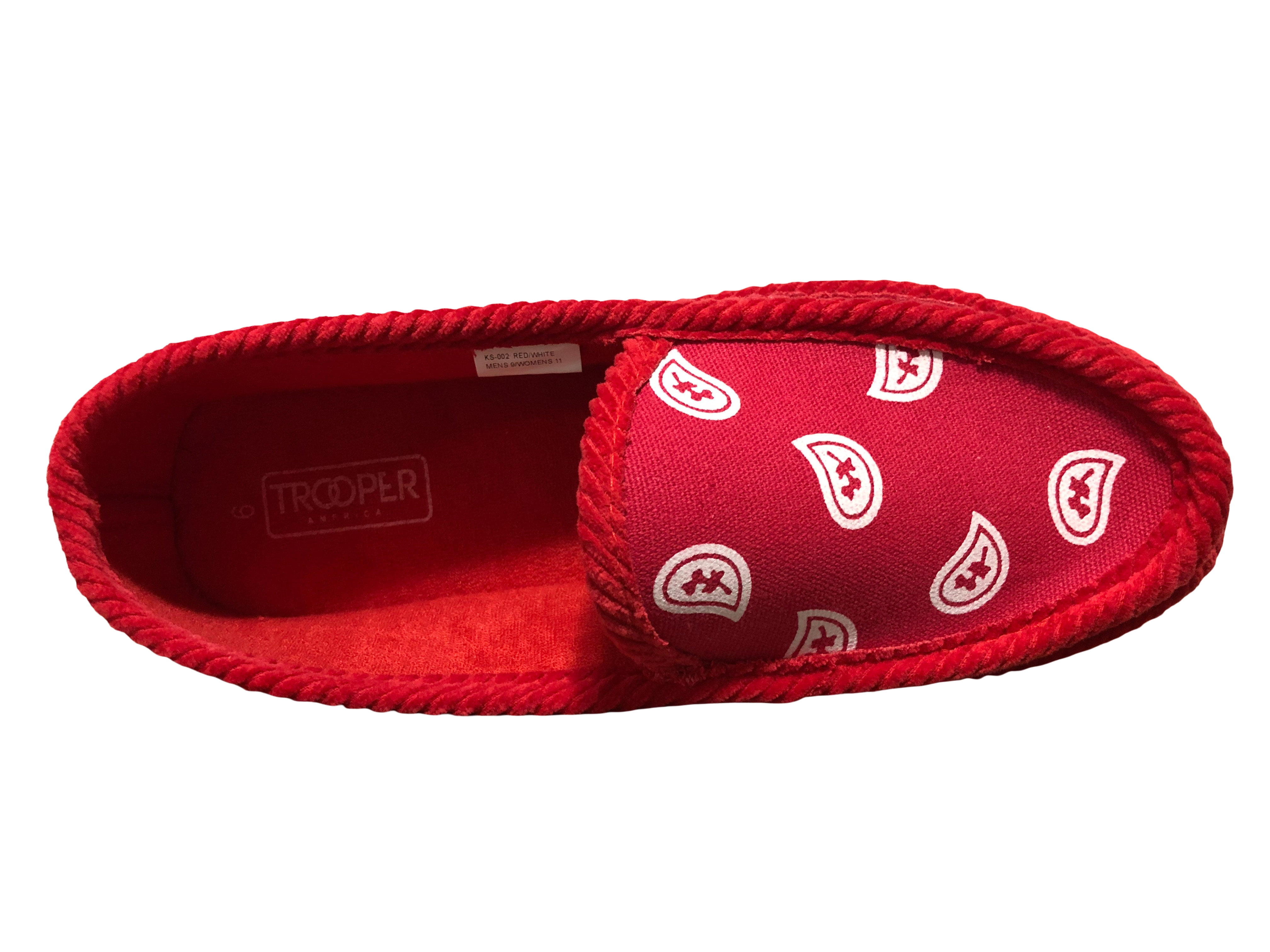 Bandanna Slides-Red Orange – Addicted 2 Shoes, LLC