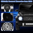 thumbnail image 5 of Costway Licensed Mercedes-Benz G500 Kids Ride-on Car 12V Battery Powered Ride-on Truck Painted Black, 5 of 10