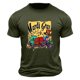 thumbnail image 1 of Casual Summer Tops Carnaval Impreso de Manga Corta Cuello Redondo, Poliéster Ligero para la Fiesta de Verano de Primavera, 1 of 9